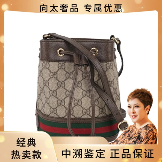 99新 GUCCI/古驰 ophidia迷你小水桶/防尘袋
