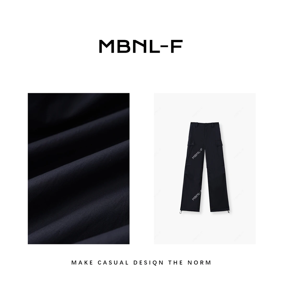 MBNL-F"工装裤”2024S/S新品夏季百搭休闲直筒工装裤 秦磊XM-K5778