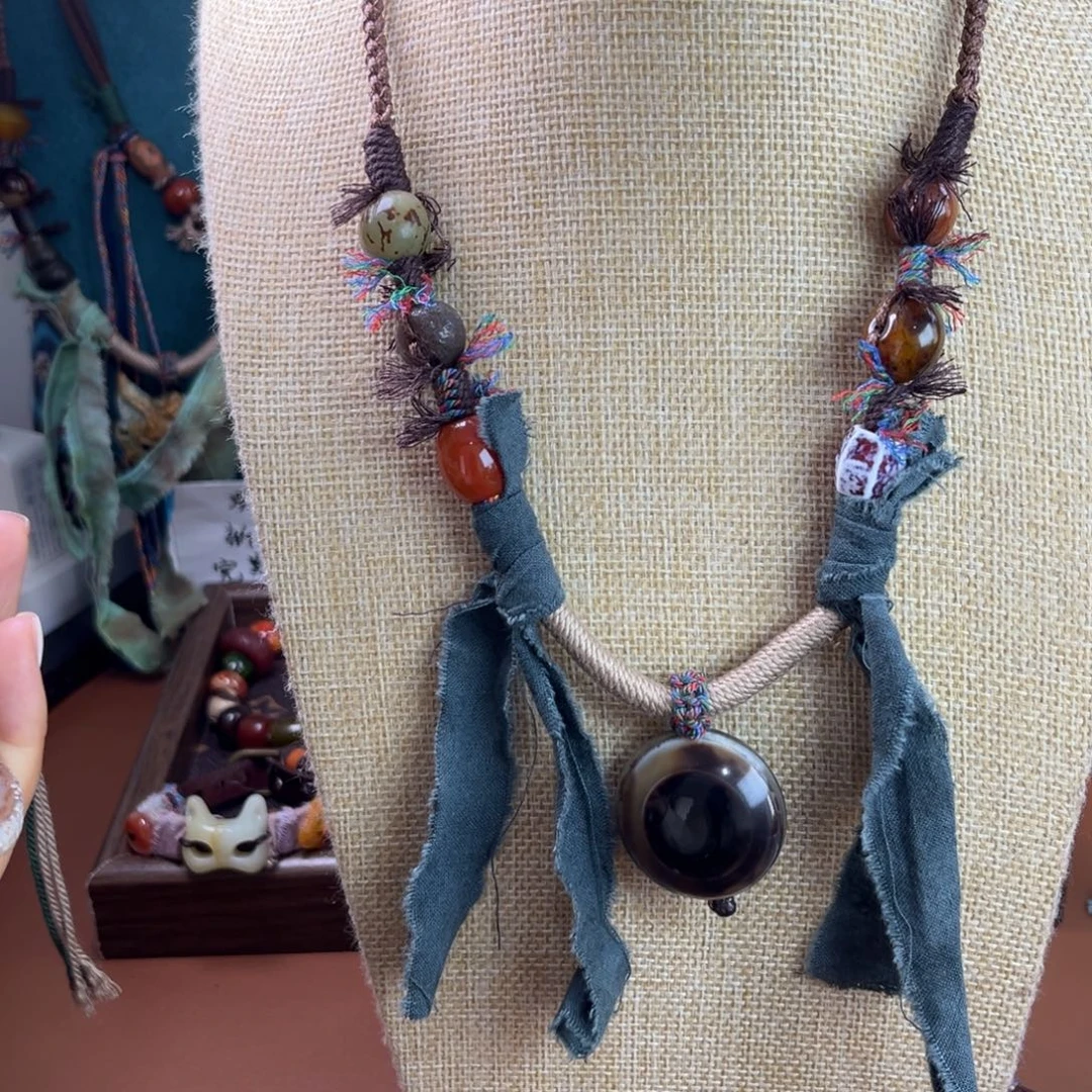 玛瑙/玉髓未镶嵌颈饰