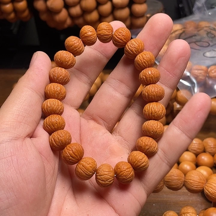 手串猴头核桃麒麟凤羽泛油款