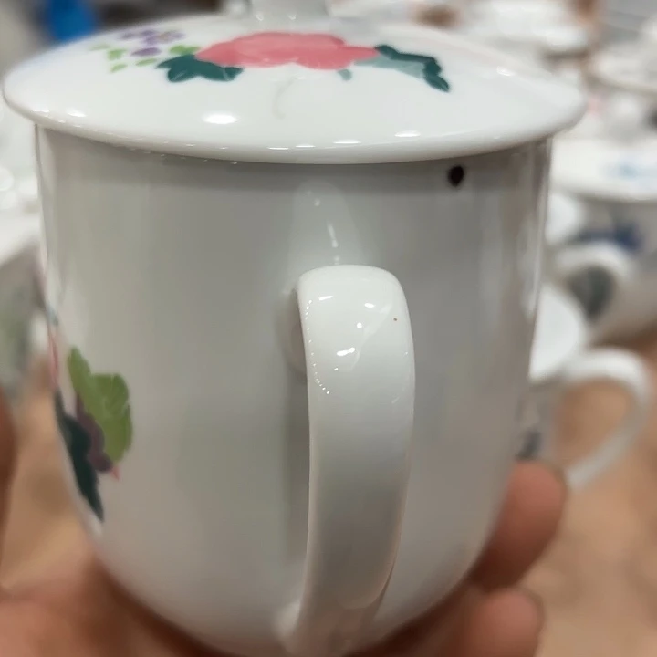 手绘杯子,杯子微瑕
