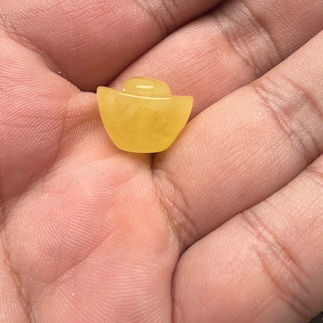 琥珀未镶嵌裸石福利小元宝