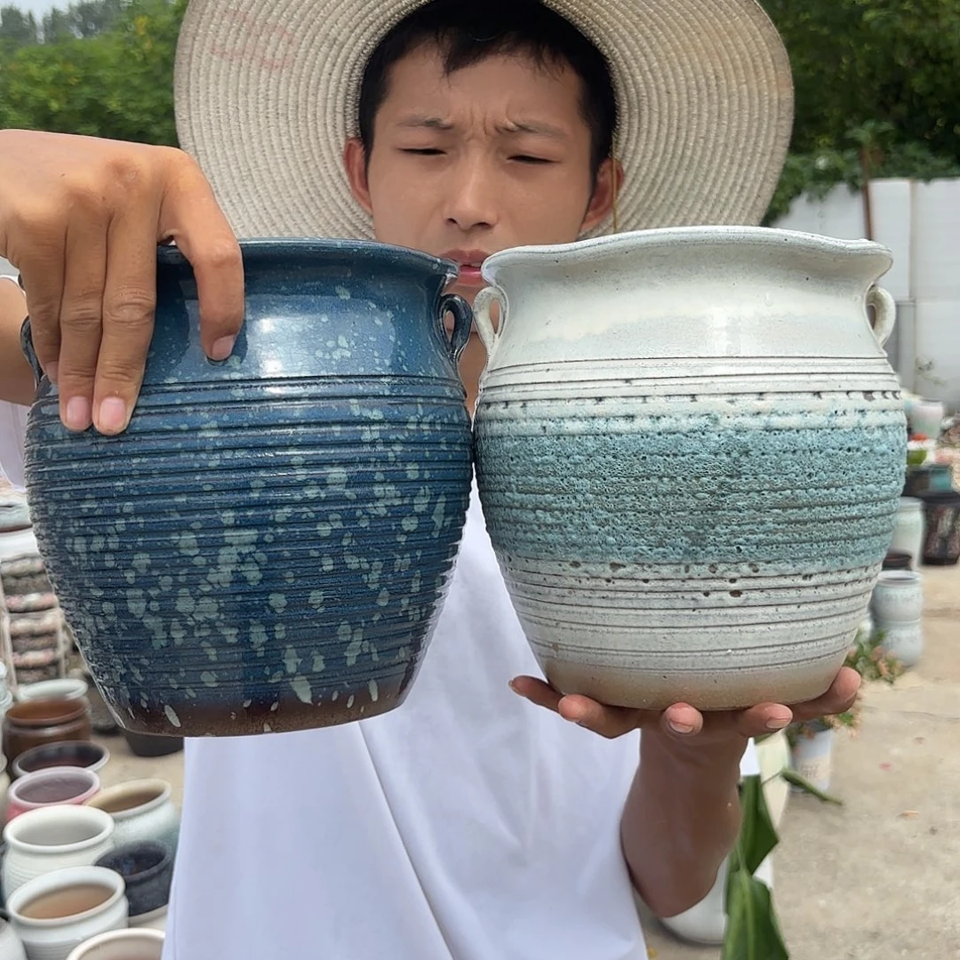 蓝泡泡两个色口径20高度20