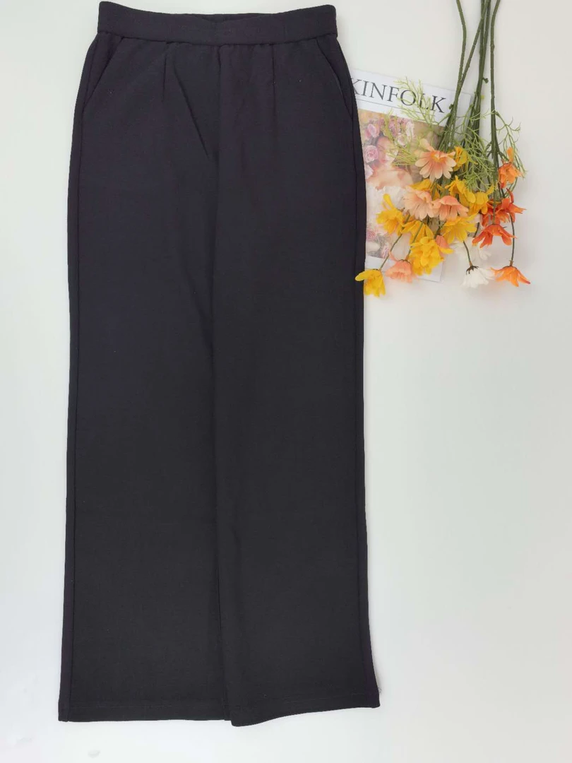 菲妮安 2025新款 春夏弹力直筒百搭通勤长裤