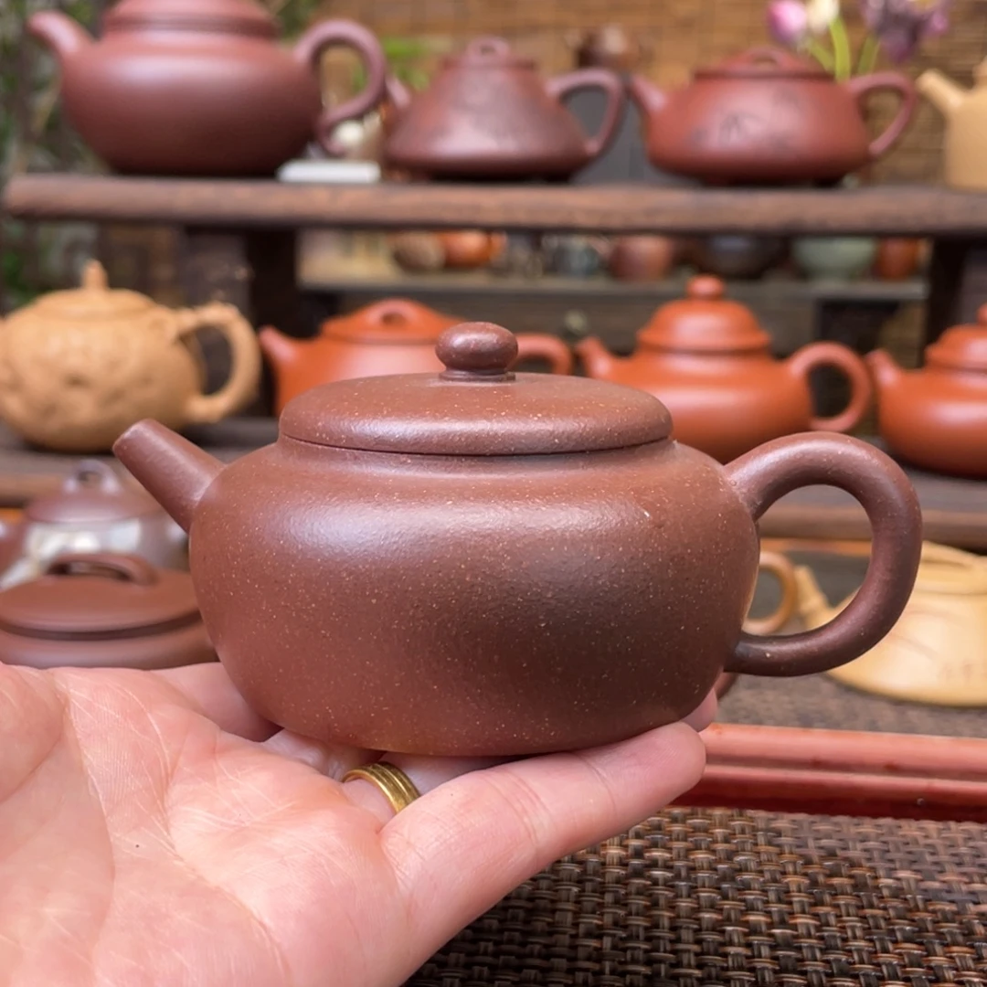 茶壶紫砂宜兴原矿紫砂手工制140