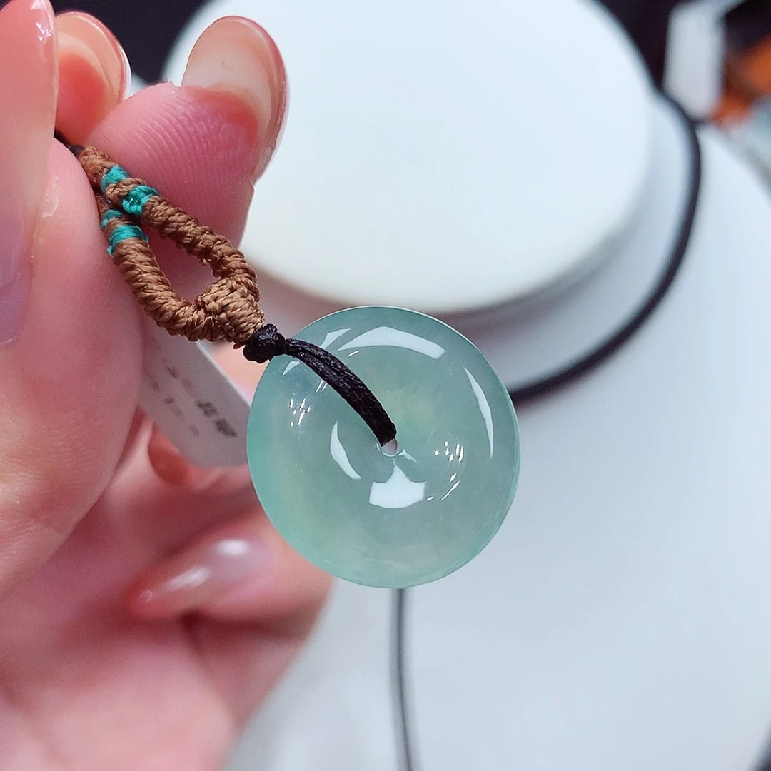 翡翠未镶嵌颈饰翡翠3，19.2/5.1