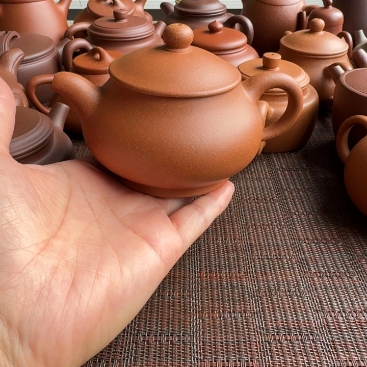 紫砂茶杯将坡潘壶220cc