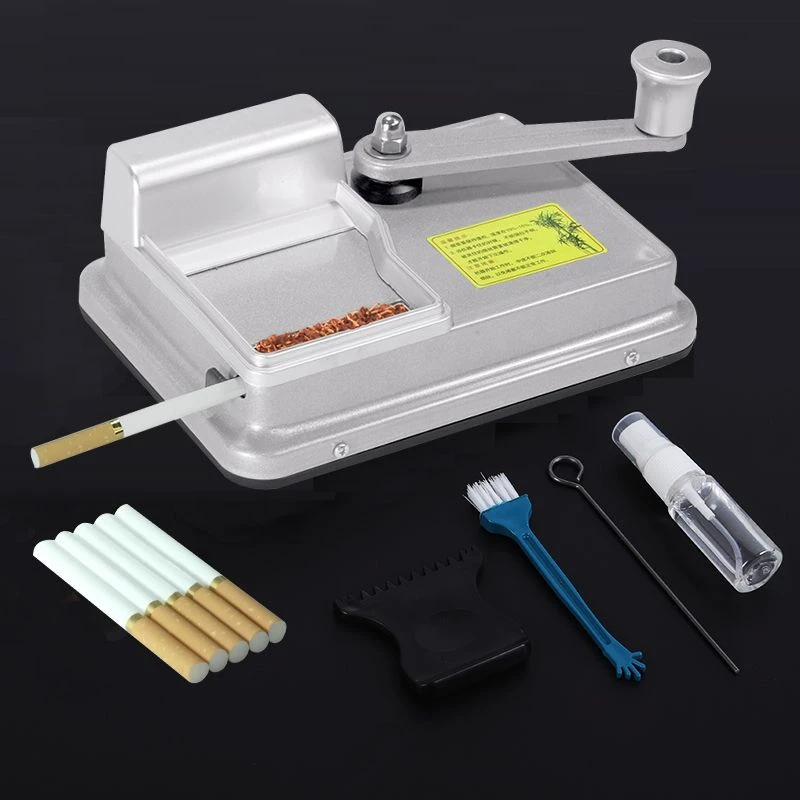 新款手动卷烟机双轨道粗中细支手工卷管机手摇双导轨卷烟神器