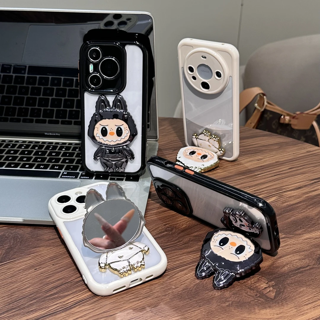 GGBond拉布布支架适用iPhone16苹果15手机壳小米14vivo华为oppo