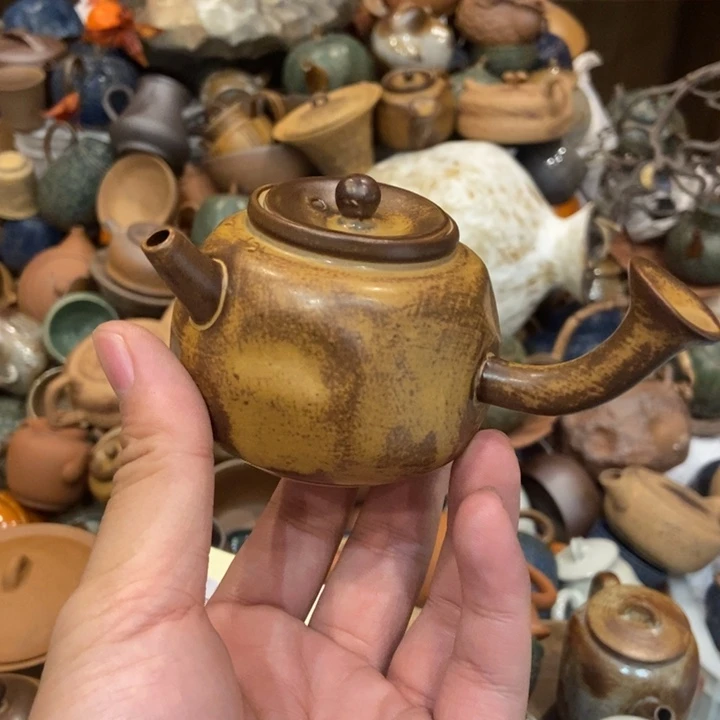 柴烧老岩泥高端茶器