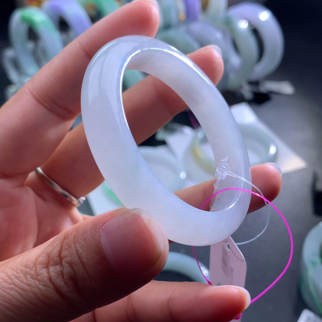 ****️定制翡翠未镶嵌翡翠手镯