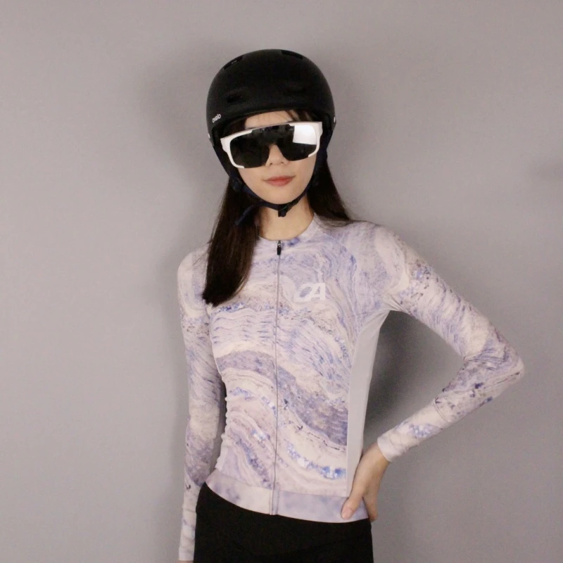 CA Cycling Artist春秋晶浪长袖骑行服自行车气动透气男女同款
