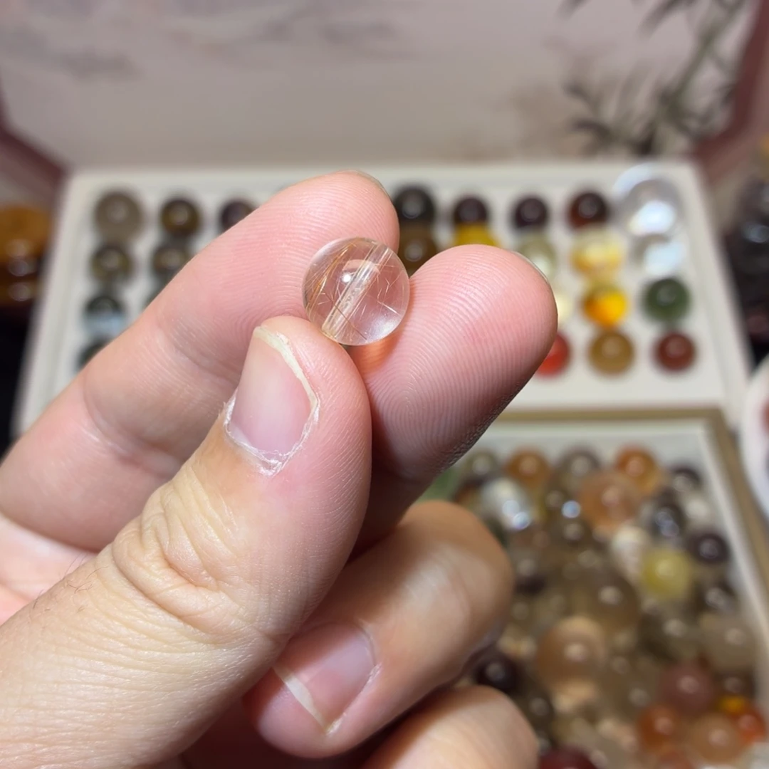 水晶手串未镶嵌10mm发晶