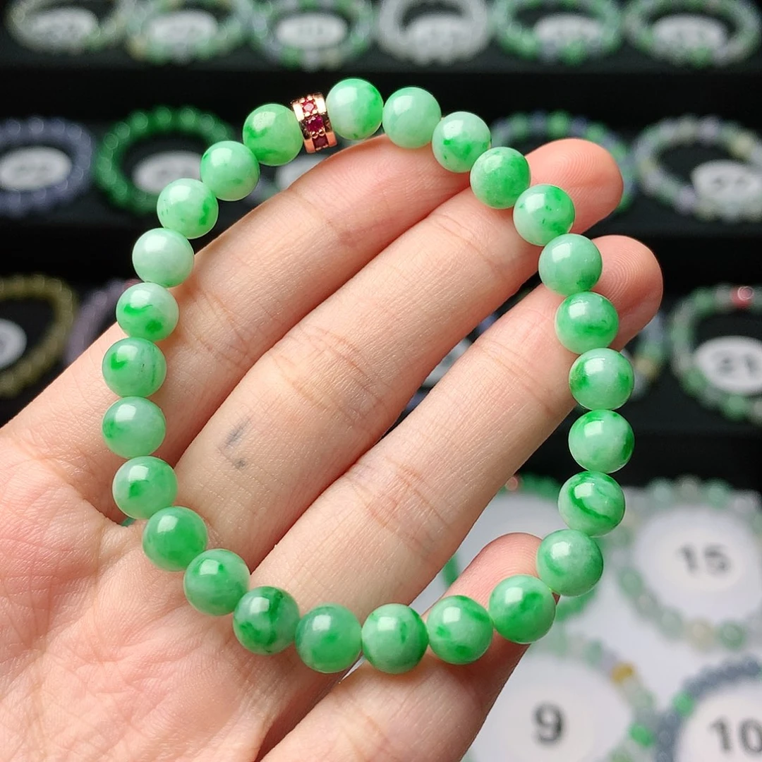 未镶嵌手链翡翠翡翠