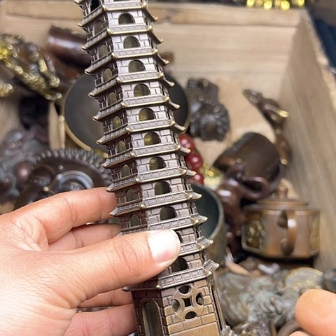 铜制工艺把玩摆件