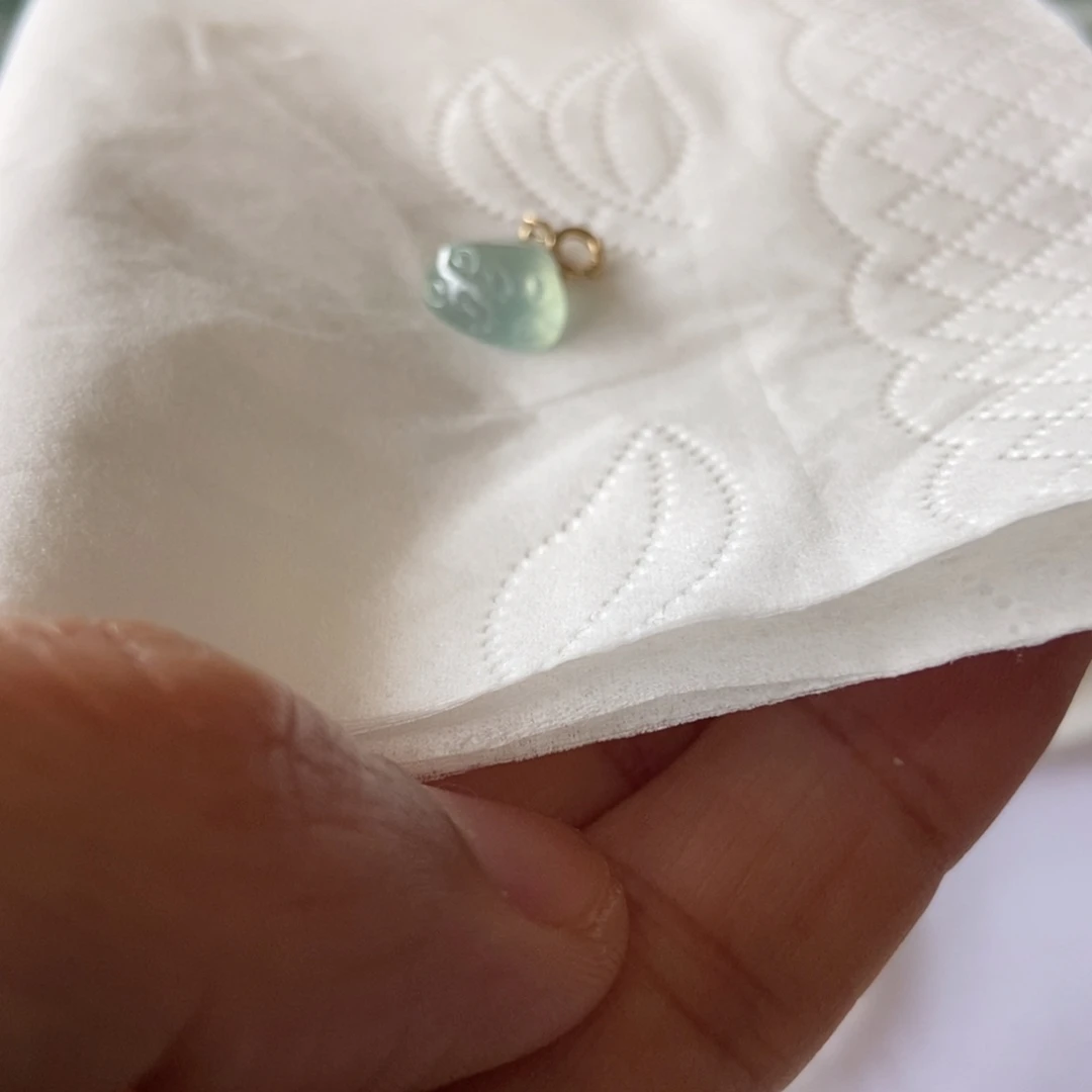 荒***蓝翡翠散珠翡翠手串珠链工厂自己生产的