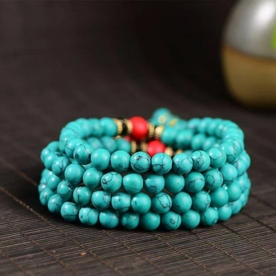 手链 绿色法式民族风时尚多色DIY手链女士百搭手链配饰