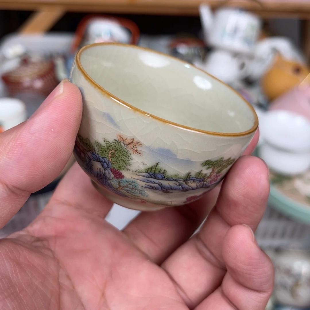 瓷片陶瓷茶具家用配件