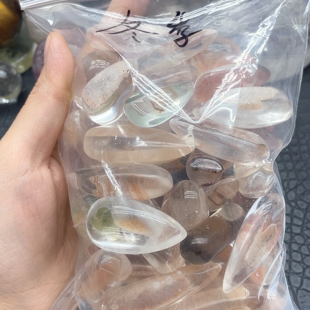 冬***季未镶嵌发晶珠宝半成品99