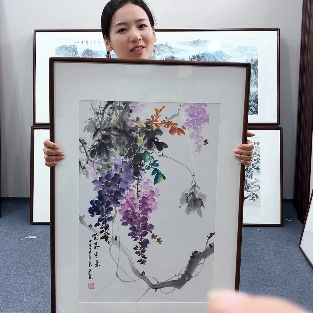 国画手绘作品90×60尺寸