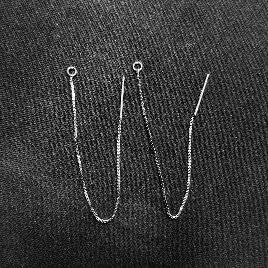 925银耳饰 925银耳线8厘米