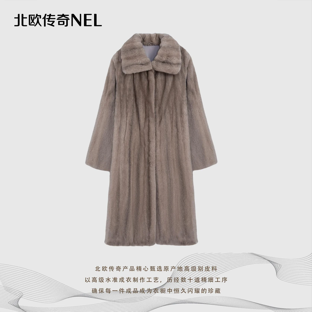 【娜子】进口水貂外套2518北欧传奇