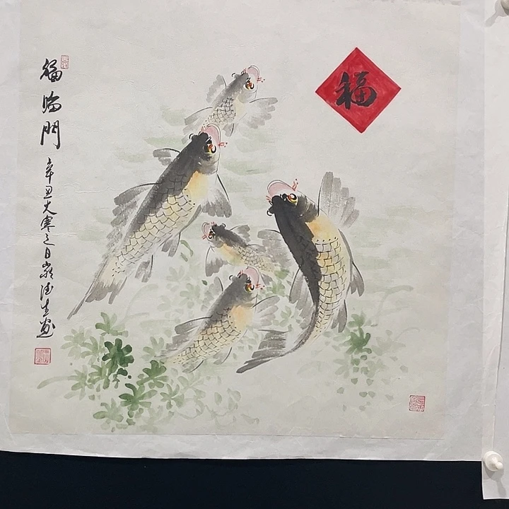 国画老师手绘作品