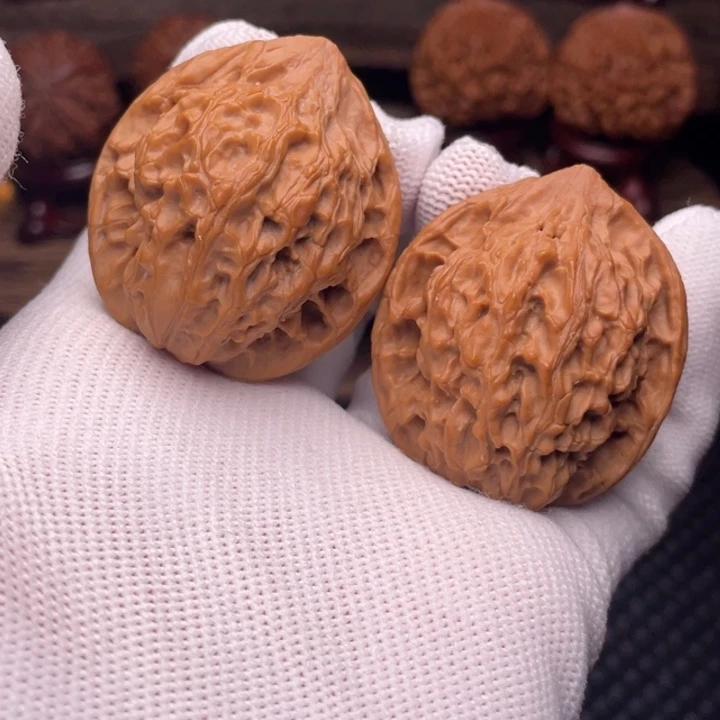 文玩核桃把件秦岭野生山魄系列灵龙36