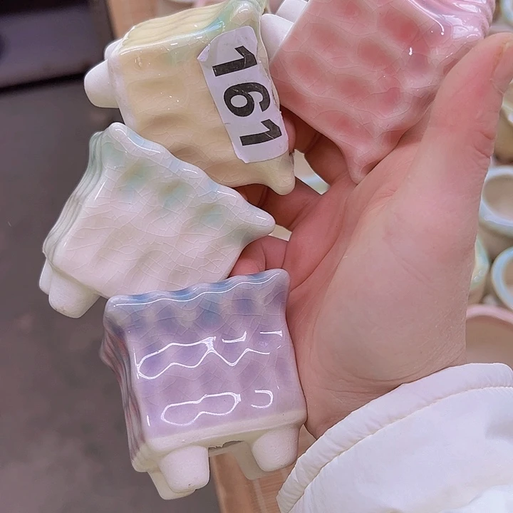 红陶陶瓷花盆当场满12包邮