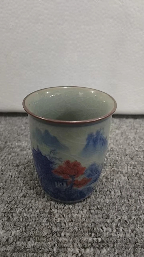 275陶瓷青花主人杯（直播间代拍链接）