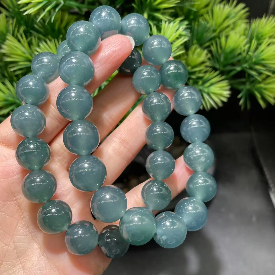 【玉经纶】31436/Q30-天然A货翡翠手串-多样性发其一