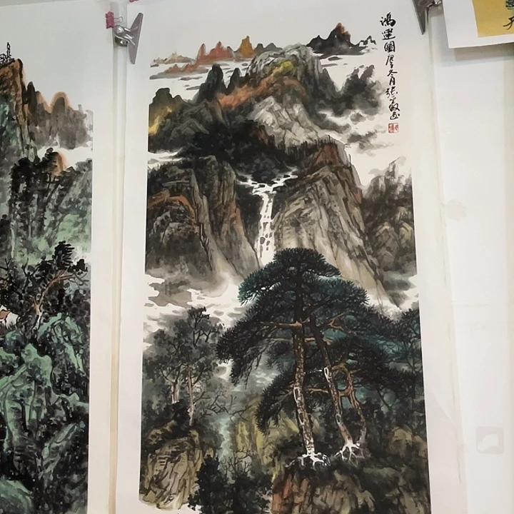 国画张圣敏先生纯手绘作品