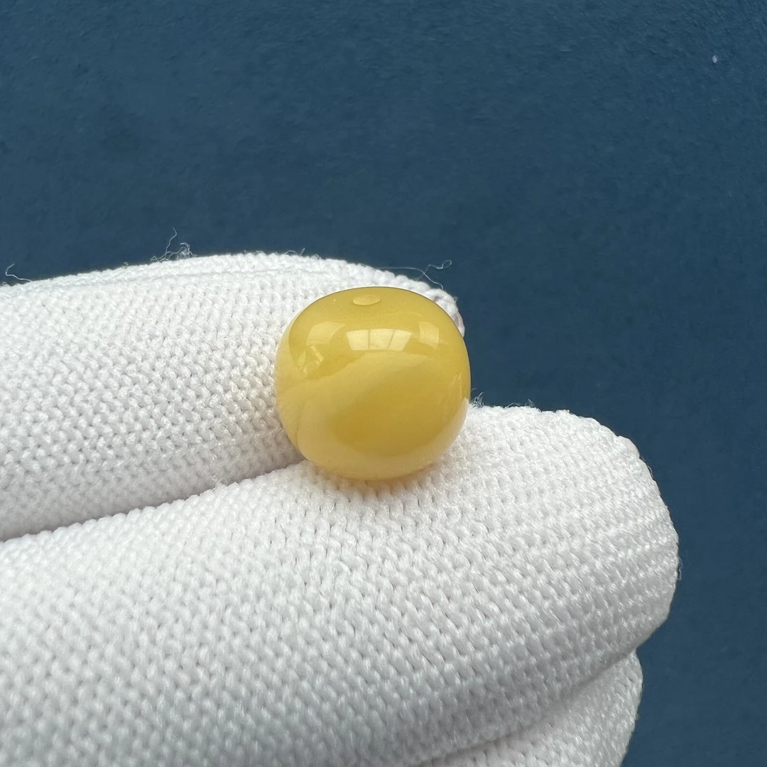 B9843天然原矿蜜蜡【微瑕】老型 11.5*10mm 支持复检 假一罚十