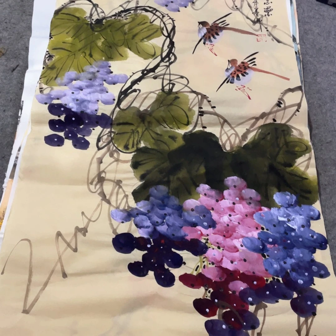 国画国画作品画心一张