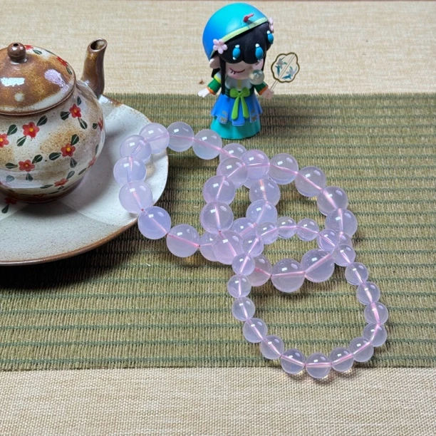 【玉涵珠宝】天然粉水晶六芒星毕业款s012多样性发其一