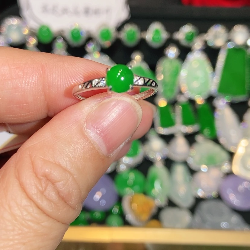 【闪购商品】未镶嵌戒指翡翠天然翡翠