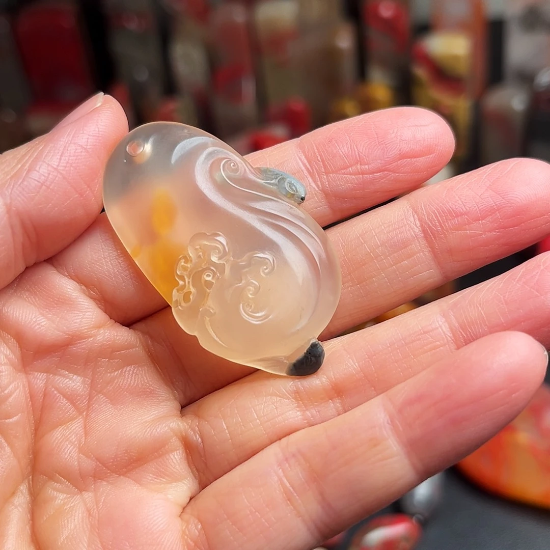 其他昌化石玻璃冻挂件