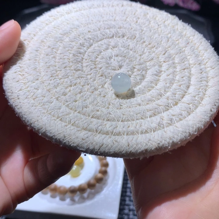 翡翠散珠天然缅甸A货翡翠卡10.2 云间月色