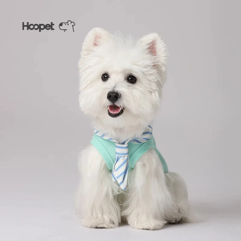 HOOPET背心夏天薄款小型犬夏季防掉毛泰迪比熊小狗的宠物狗狗衣服