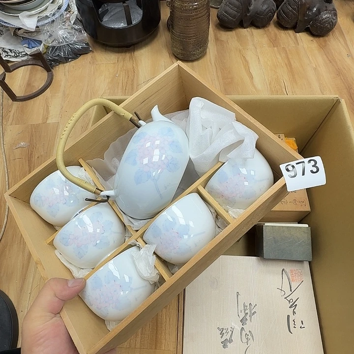 瓷片工艺品摆件瓷器摆件正能量