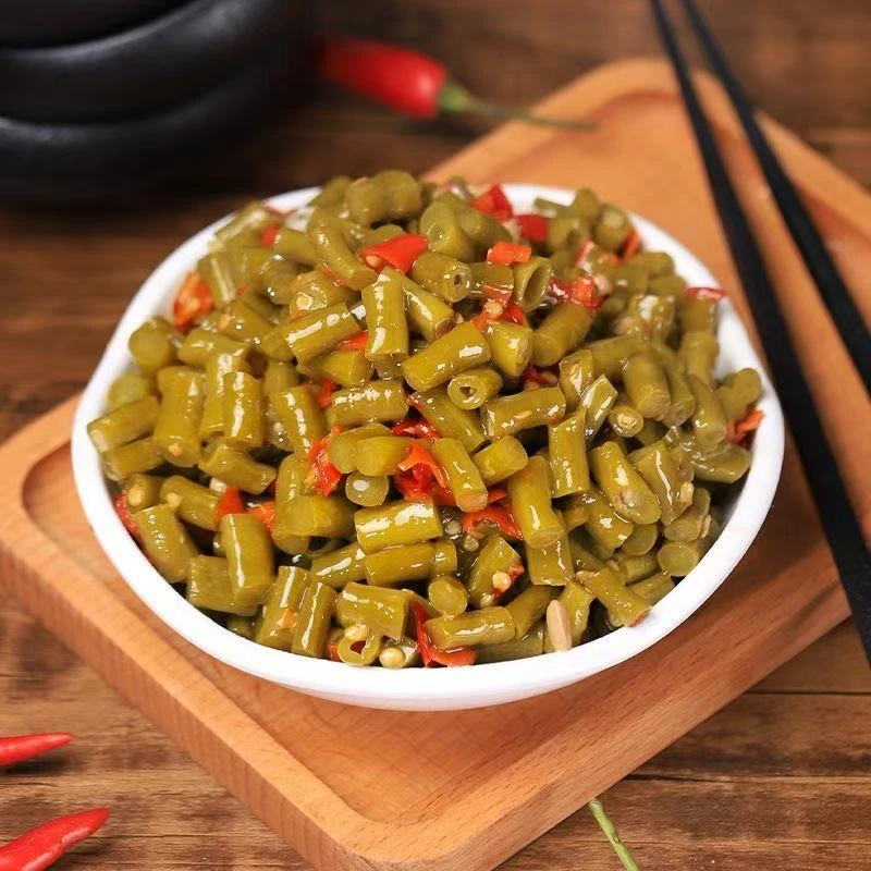 正宗河南酸豆角切好袋装老坛腌制下饭菜咸菜不辣泡豇豆腌豆角