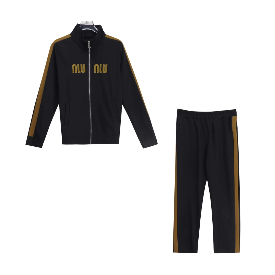 时尚百搭立领开衫休闲运动服两件套S4420