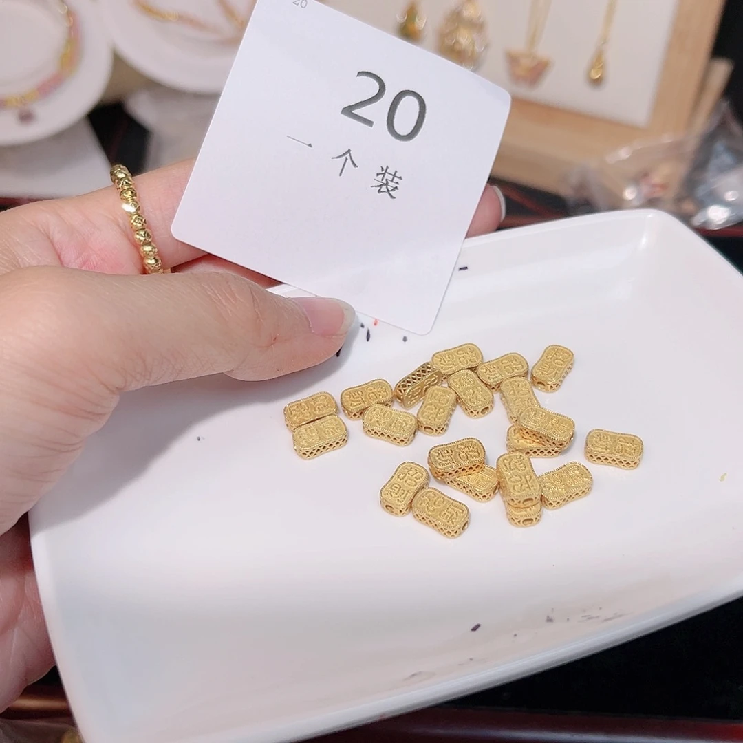 紫晶珠宝半成品银S925镀金镶嵌20