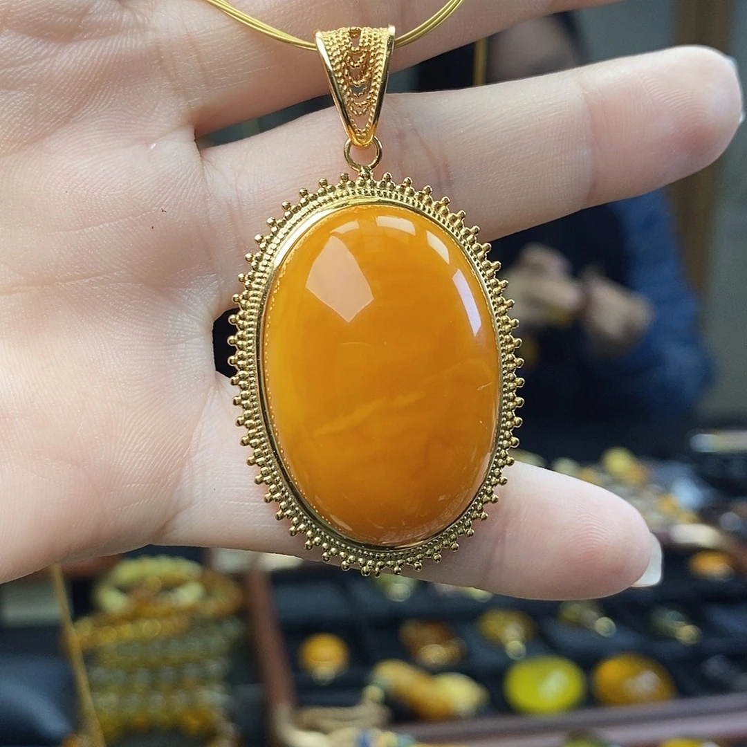 琥珀未镶嵌裸石成品