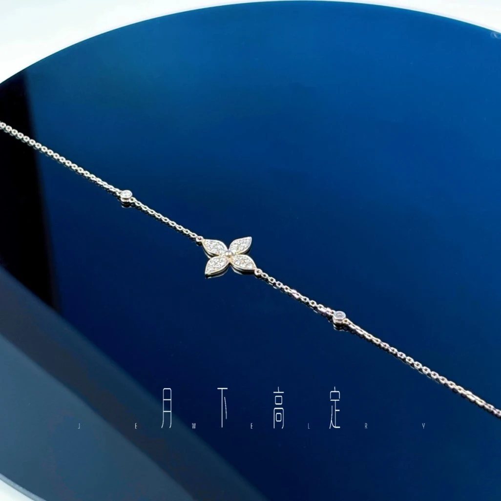 【月下高定珠宝】18k金 老花手链ZSSL0245