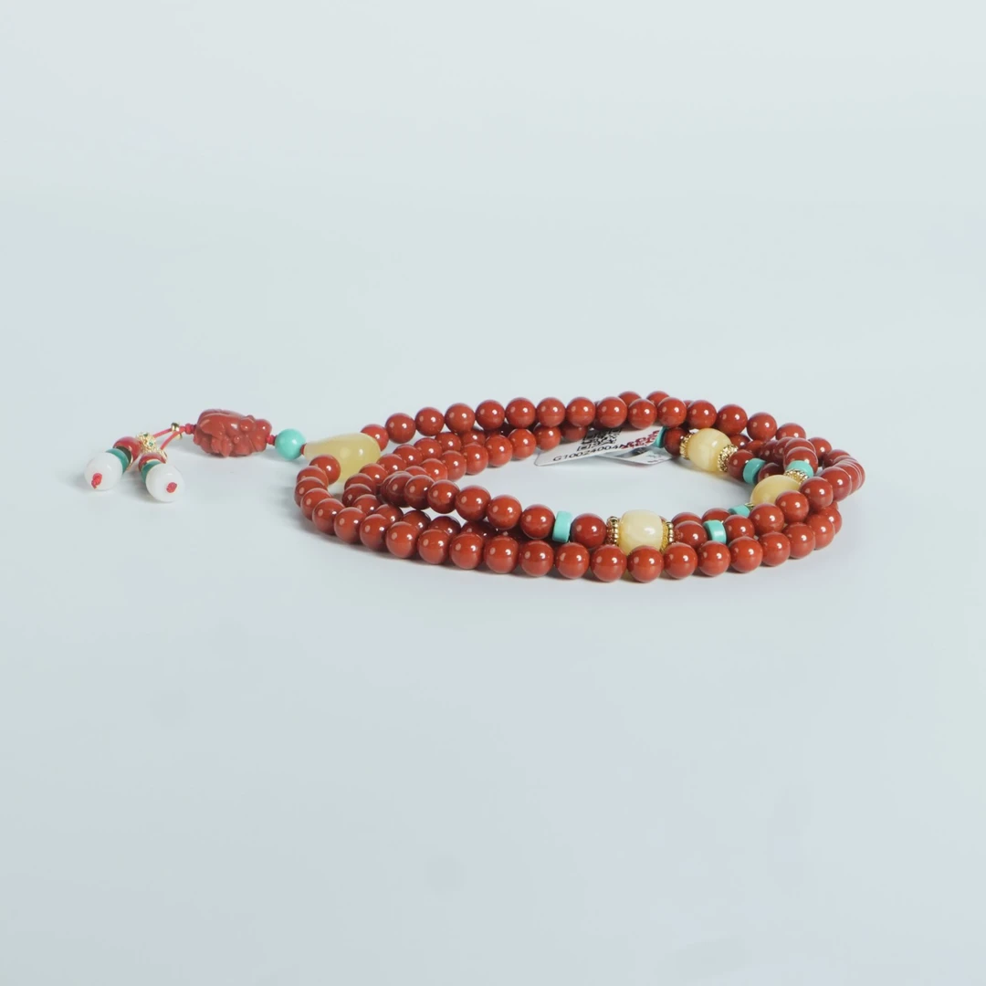 DY-M3927 瓦西南红DIY脖挂 6mm 43.95g