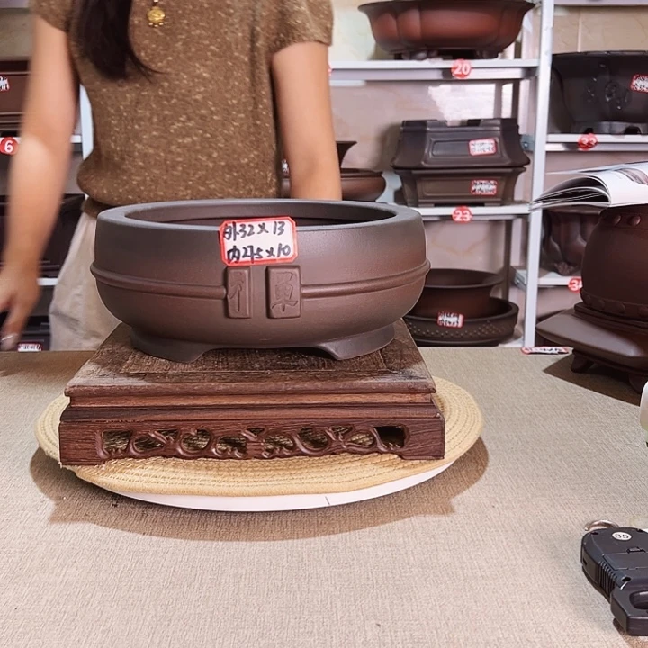 紫砂花盆紫砂花盆