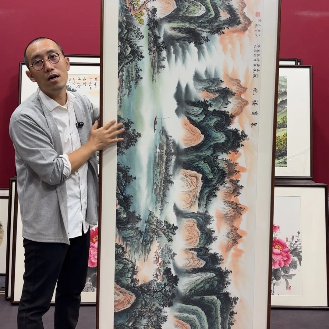 国画手绘作品210/80