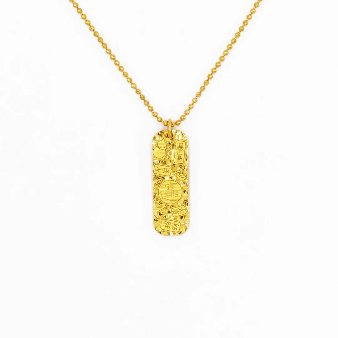 坠链均足银 足银999吉言碎冰冰项链轻奢时尚百搭大气简约高级感