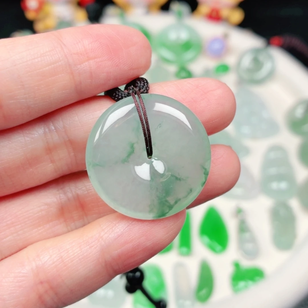 颈饰未镶嵌翡翠缅甸天然A货翡翠